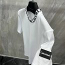 Calvin Klein Nakış Yaka T-Shirt | Beyaz