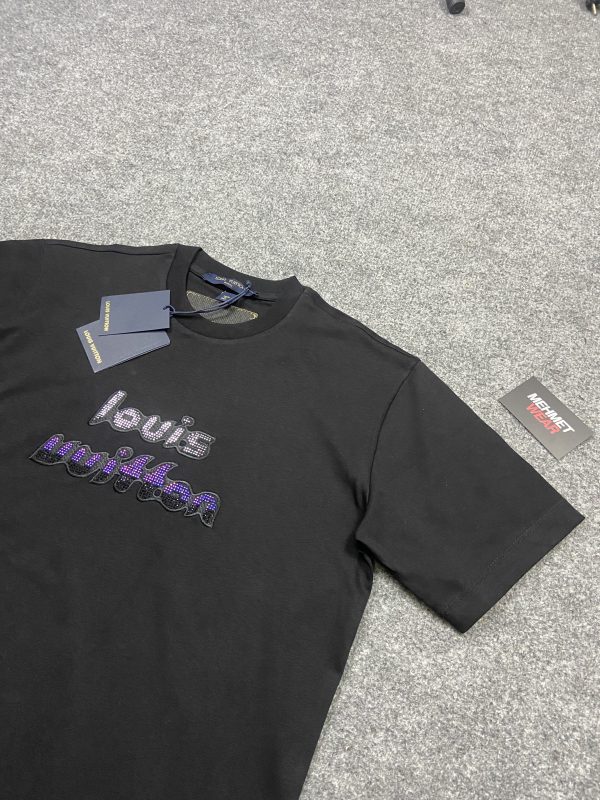 Louis Vuitton İşleme T-Shirt | Siyah - Image 2