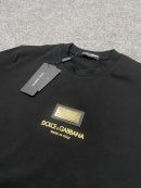 Dolce Gabbana Metal Logo T-Shirt | Siyah