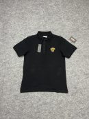 Versace Nakış Logo Polo Yaka | Siyah