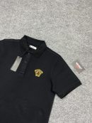 Versace Nakış Logo Polo Yaka | Siyah