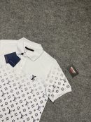 Louis Vuitton Nakış Logo Polo Yaka | Beyaz