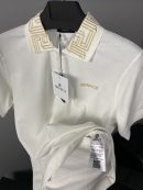 Versace Nakış Logo Polo Yaka | Beyaz