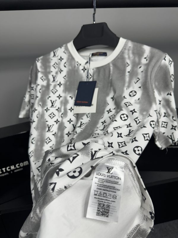 Louis Vuitton Kamuflaj T-Shirt | Beyaz - Image 3