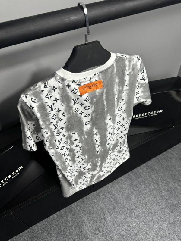 Louis Vuitton Kamuflaj T-Shirt | Beyaz - Image 4