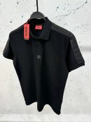 Hugo Boss Şeritli Polo Yaka | Siyah