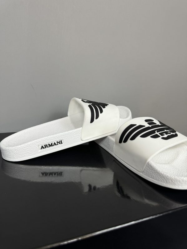 Armani Terlik | Beyaz - Image 3