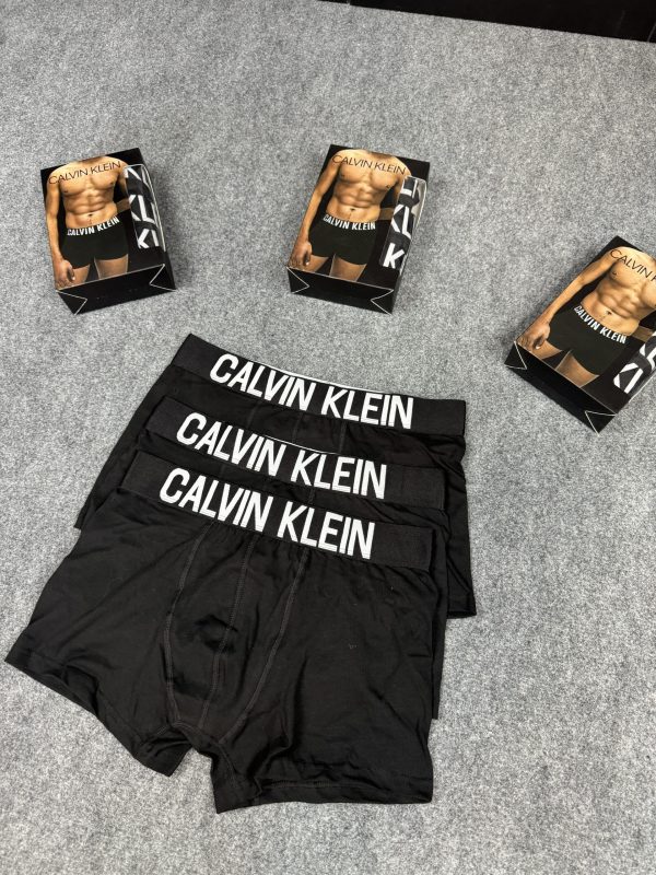 Calvin Klein 3'lü Boxer | Siyah - Image 2