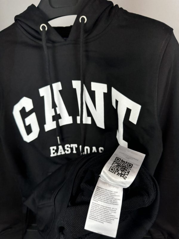 Gant Hoodie | Siyah - Image 5