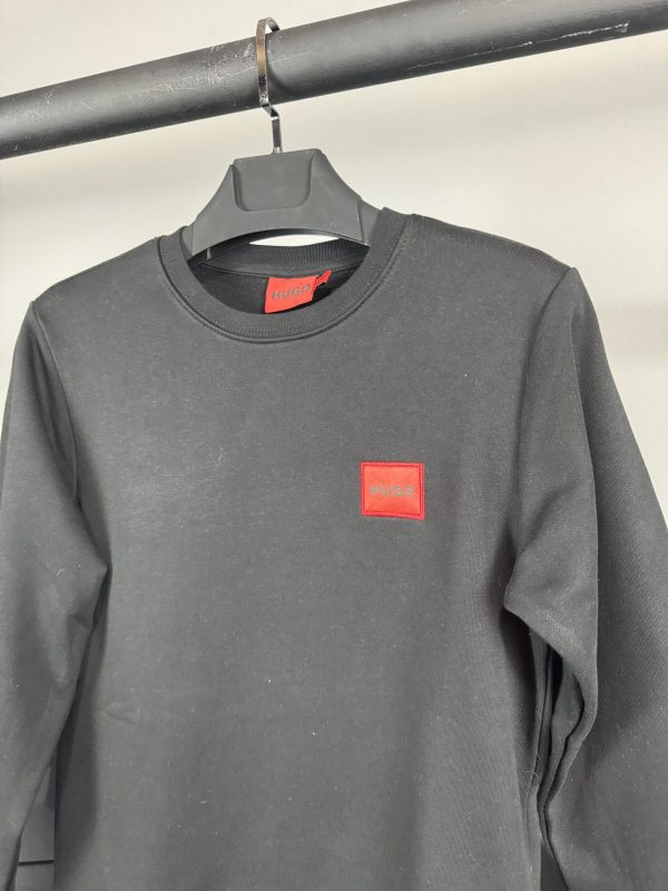 Hugo Nakış Logo Sweatshirt | Siyah - Image 2