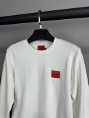 Hugo Nakış Logo Sweatshirt | Beyaz