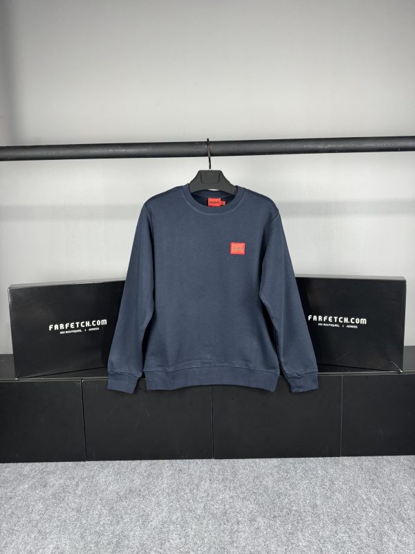 Hugo Nakış Logo Sweatshirt | Lacivert