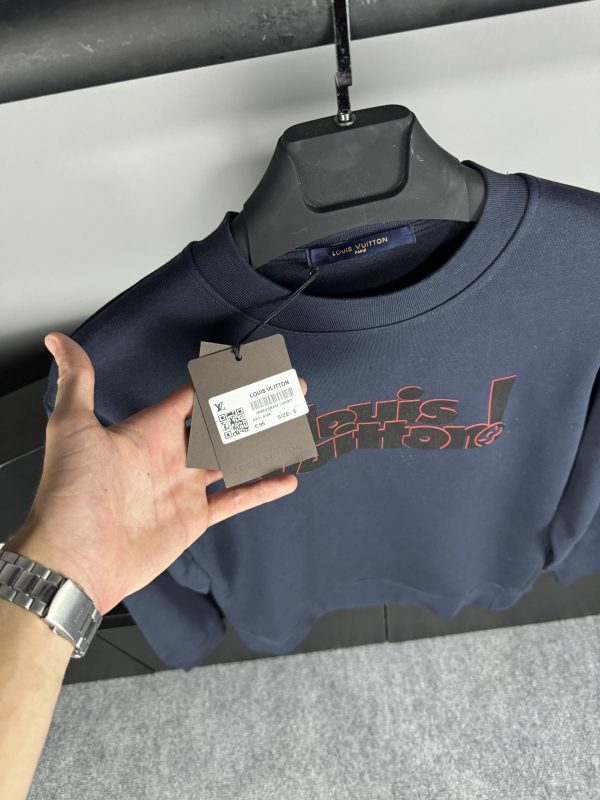 Louis Vuitton Logo Sweatshirt | Lacivert - Image 3