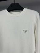 Prada Metal Logo Sweatshirt | Beyaz