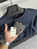 Prada Metal Logo Sweatshirt | Lacivert