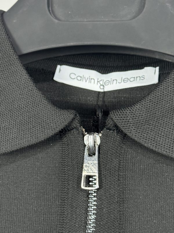 Calvin Klein Nakış Logo Triko | Siyah - Image 4