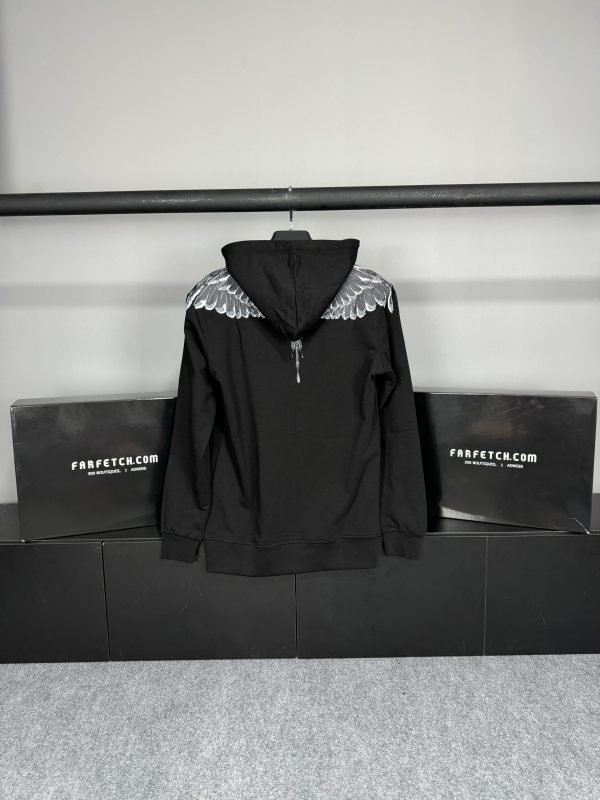 Marcelo Burlon Hoodie | Siyah - Image 6