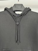 Louis Vuitton Metal Logo Hoodie | Siyah