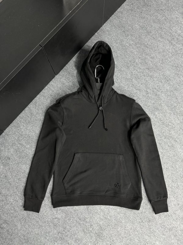 Louis Vuitton Metal Logo Hoodie | Siyah - Image 3