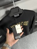 Versace Gold Logo Sweatshirt | Siyah