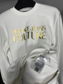 Versace Gold Logo Sweatshirt | Beyaz