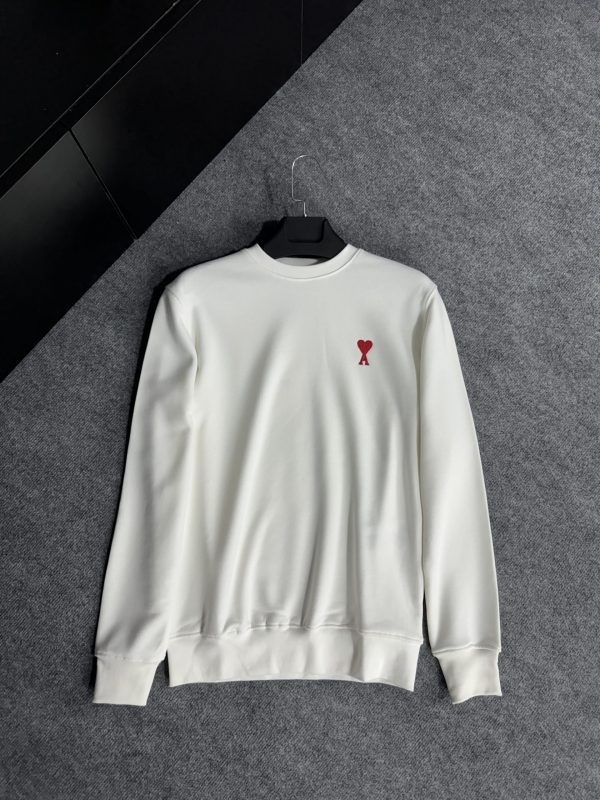 Ami Nakış Logo Sweatshirt | Beyaz - Image 3