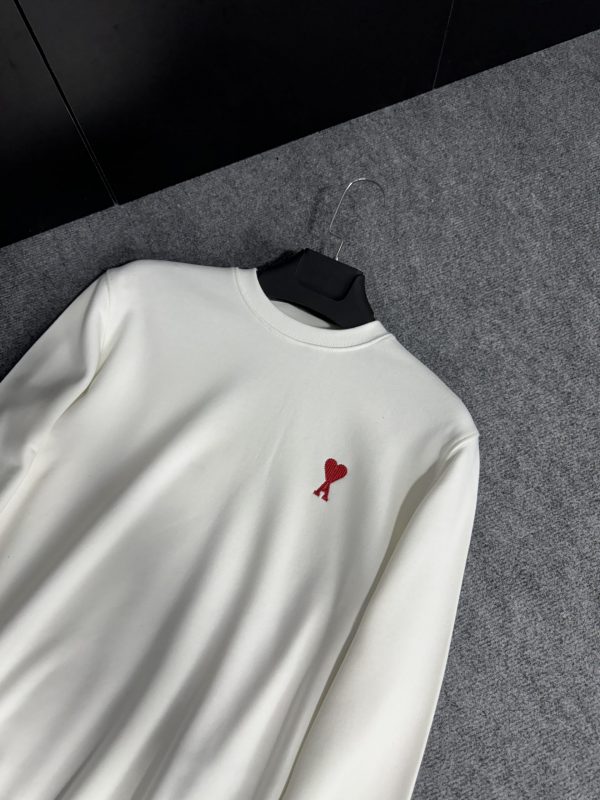 Ami Nakış Logo Sweatshirt | Beyaz - Image 2