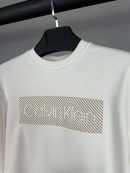 Calvin Klein Nakış Sweatshirt | Beyaz