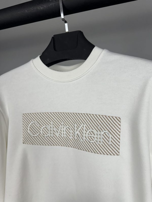 Calvin Klein Nakış Sweatshirt | Beyaz - Image 2