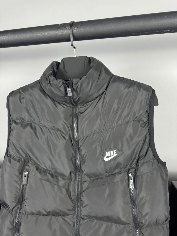 Nike Puffer Yelek | Siyah - Image 2