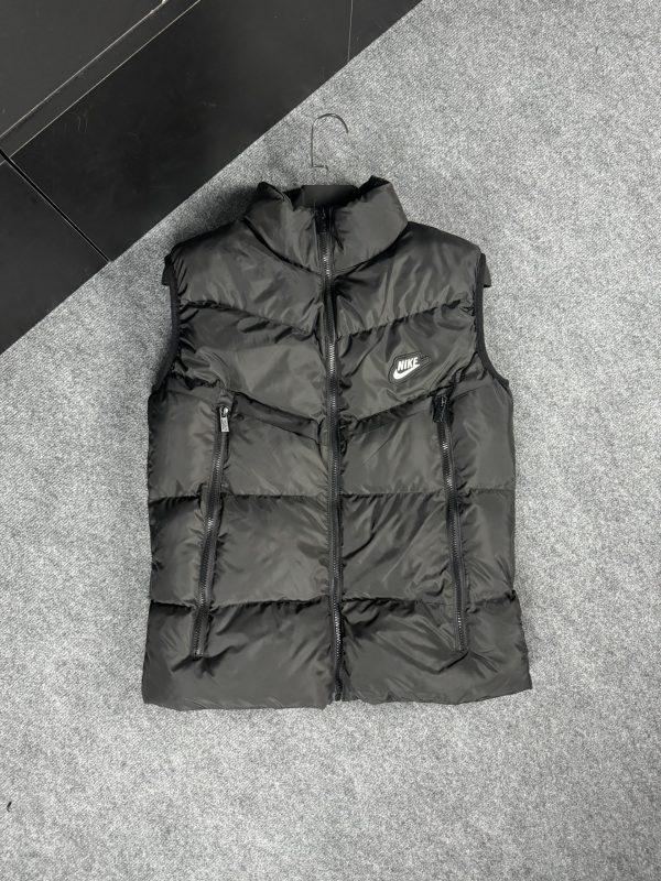 Nike Puffer Yelek | Siyah - Image 5