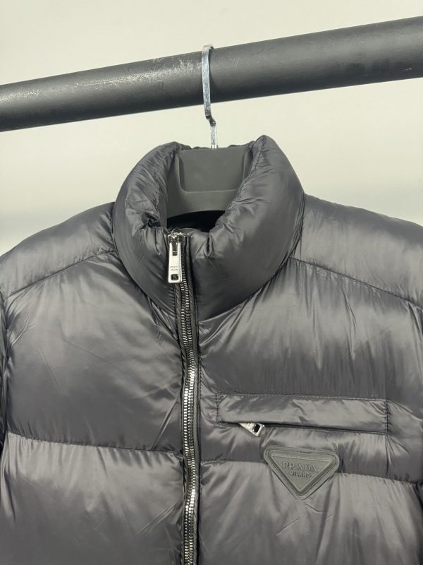 Prada Puffer Mont | Siyah - Image 2