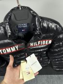 Tommy Hilfiger Parlak Puffer Mont | Siyah