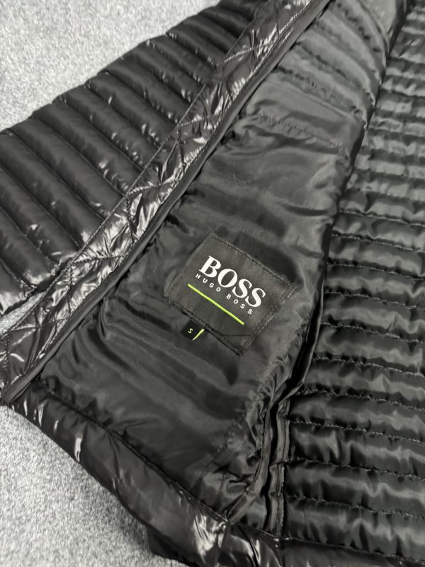 Hugo Boss Parlak Mont | Siyah - Image 5