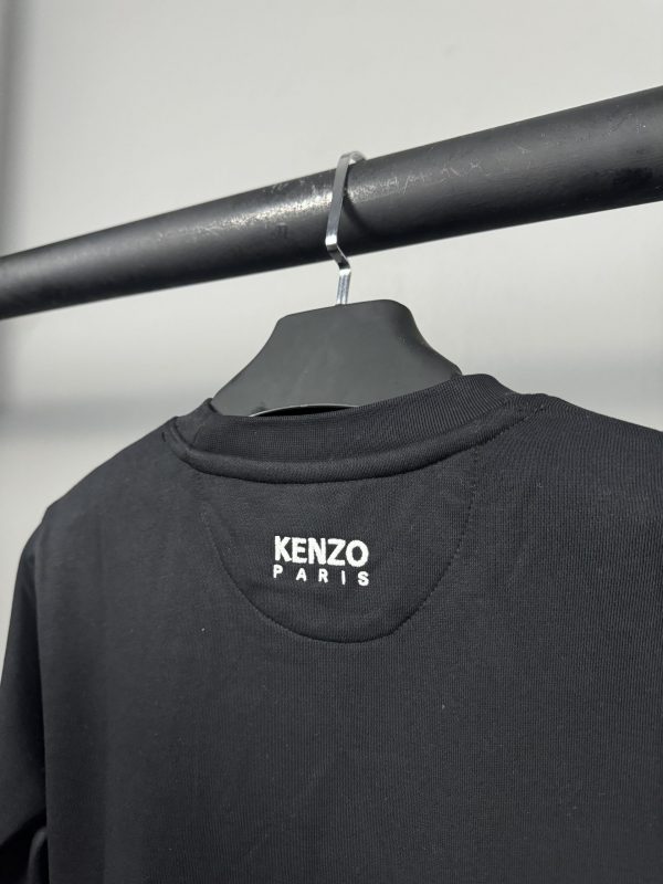 Kenzo Nakış Logo Sweatshirt | Siyah - Image 6