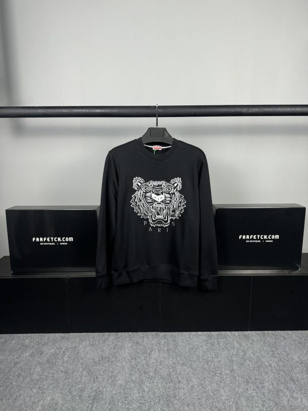 Kenzo Nakış Logo Sweatshirt | Siyah