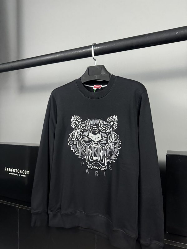 Kenzo Nakış Logo Sweatshirt | Siyah - Image 2