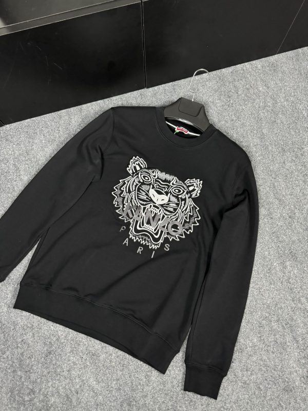 Kenzo Nakış Logo Sweatshirt | Siyah - Image 4