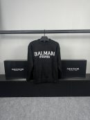 Balmain Nakış Logo Örme Kazak | Siyah