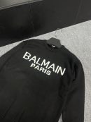 Balmain Nakış Logo Örme Kazak | Siyah