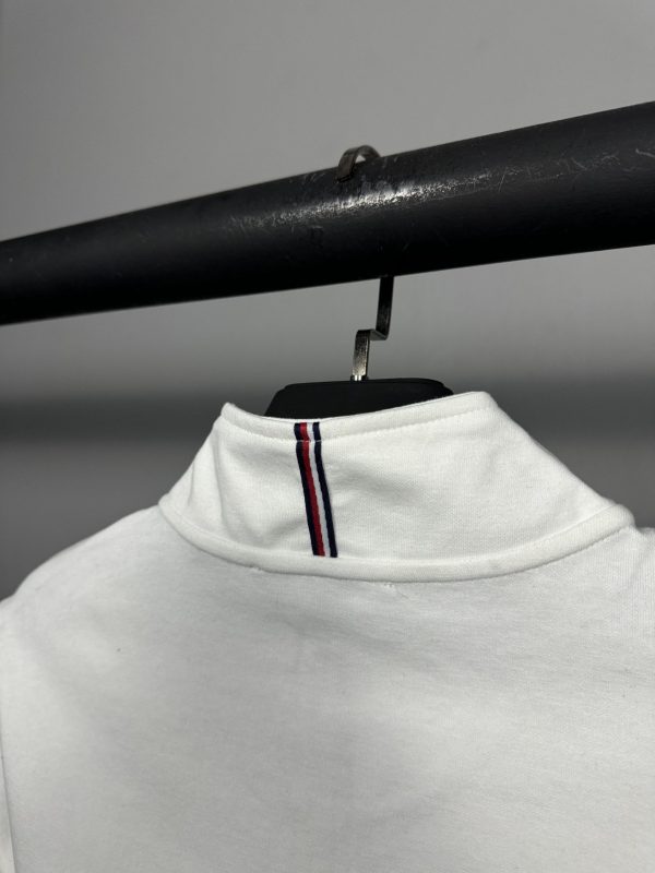 Tommy Hilfiger Yarım Fermuar | Beyaz - Image 5