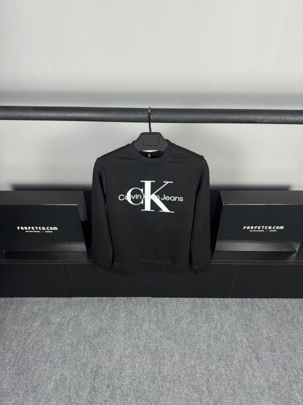 Calvin Klein Logo Sweatshirt | Siyah - Image 2