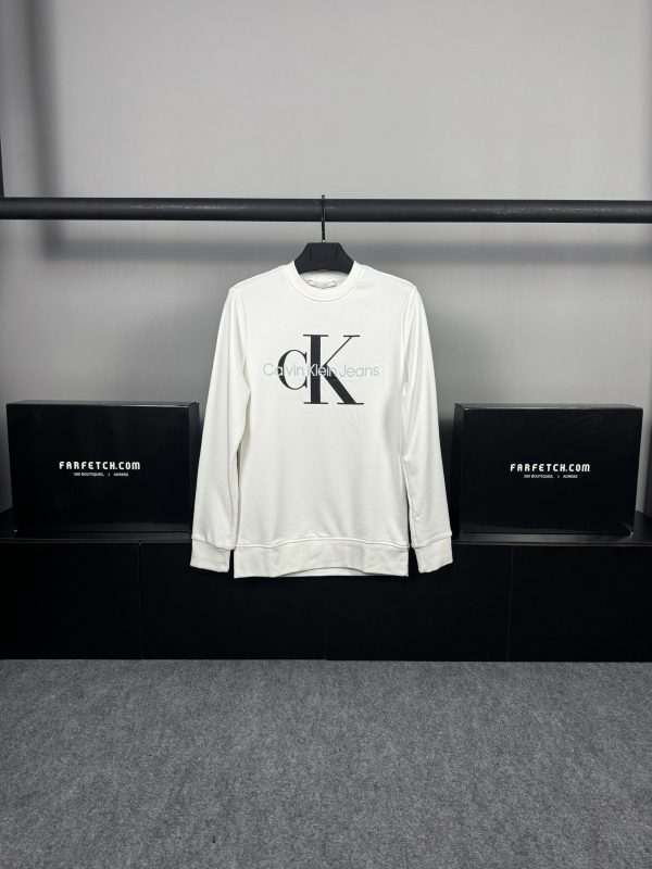 Calvin Klein Logo Sweatshirt | Beyaz