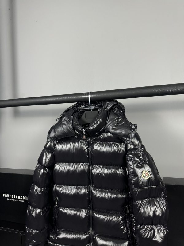 Moncler NFC Logo Mont | Siyah - Image 3