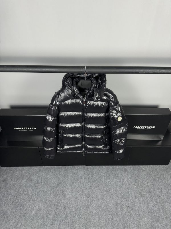 Moncler NFC Logo Mont | Siyah - Image 2