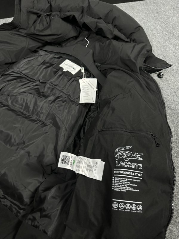 Lacoste Puffer Mont | Siyah - Image 7