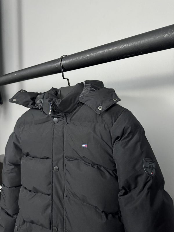 Tommy Hilfiger Puffer Mont | Siyah - Image 2