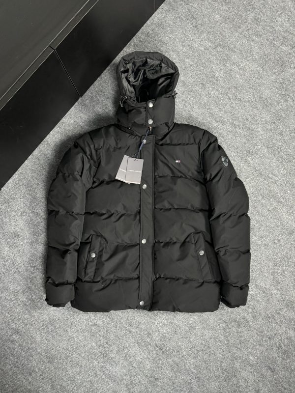 Tommy Hilfiger Puffer Mont | Siyah