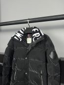 Moncler Kürklü Puffer Mont | Siyah