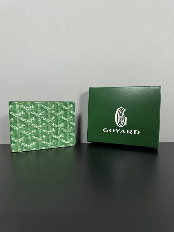 Goyard Deri Cüzdan | Yeşil - Image 7